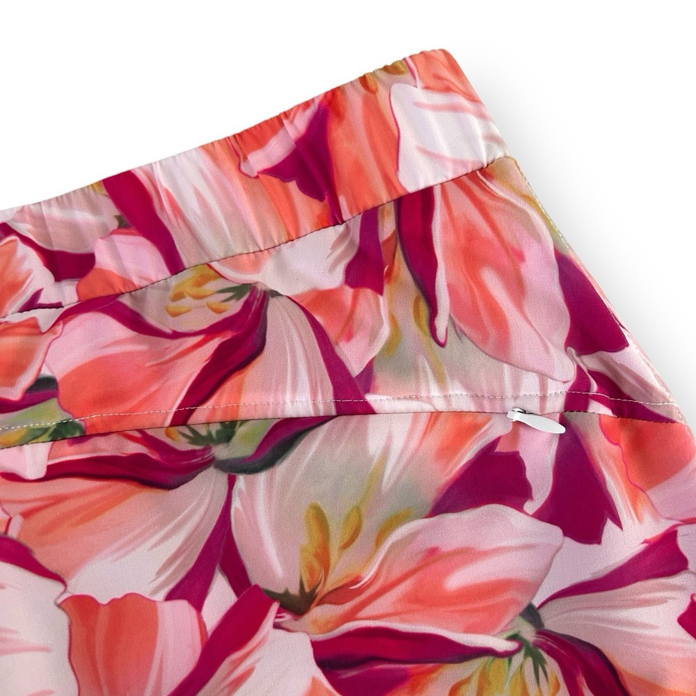 Chico's Zenergy Size 3 Women's XL Multicolor UPF 50+ Floral Pull-On Skirt Skort - Picture 6 of 10